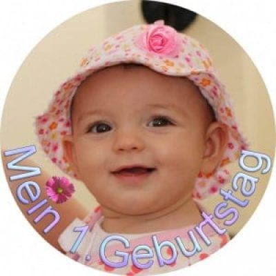 Zuckerbilder rund 20 cm